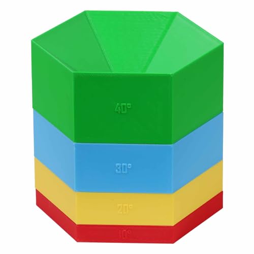 ARSTBETY 4 Pack Stained Glass Flower Succulent Soldering Jig for 6 Petal - color: 6 Petal Red Yellow Blue Green