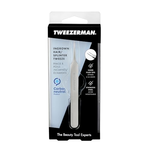 Tweezerman Stainless Steel Ingrown Hair Splintertweeze for Women and Men,(Pack of 2) - size: 1 Count (Pack of 2)