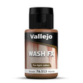 Vallejo - Wash FX | Brown 35 ml. (1.18 fl.oz.) | Designed for Light Colors | Visual Realism for your Projects | Brush or Airbrush Use - style: Brown 35 ml. (1.18 fl.oz.)