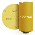 PSA Sanding Discs 6 Inch Adhesive Backed Sandpaper 100 Pack 400 Grit Self Adhesive Sanding Discs for DA Sander Self Stick for Wood, Auto Body Repair, Paint, Metal, and Plastic - style: 400 Grit