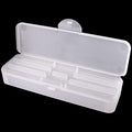 Beauticom Double-Layer Personal Storage Storage Case for Professional Nail Art Pens, Nail Brush, Tools (Frosted White) - color: Frosted White