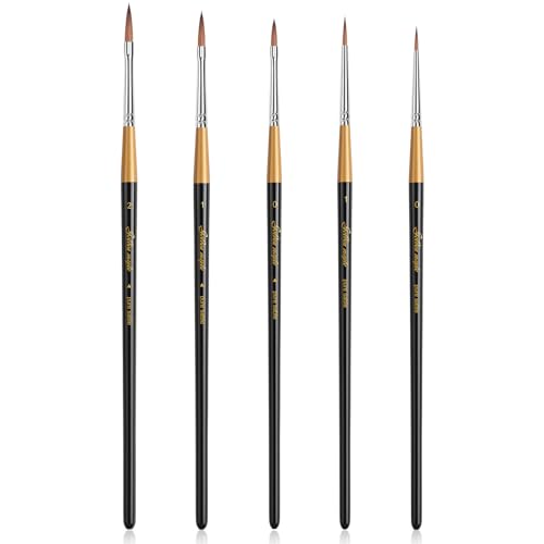 Golden Maple Kolinsky Sable Miniature Paint Brushes Arrow Point - size: BG32 Arrow Point