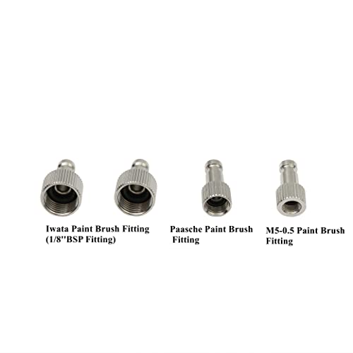 6 Feet Nylon Braided Airbrush Hose with 1/8'' Fittings on Both Ends