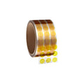 Bertech Polyimide Masking Discs, 1/2 Inch Diameter, Amber, Made from High Temperature Polyimide Film with Silicon Adhesive (2,000 Per Roll), RoHS Compliant - size: 0.5 Inches