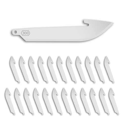 OUTDOOR EDGE 3.0" RazorSafe Replacement Drop-Point Blade Pack, 24-Pieces - size: 24 Piece Value Pack, style: 3.0" Drop-Point
