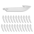 OUTDOOR EDGE 3.0" RazorSafe Replacement Drop-Point Blade Pack, 24-Pieces - size: 24 Piece Value Pack, style: 3.0" Drop-Point
