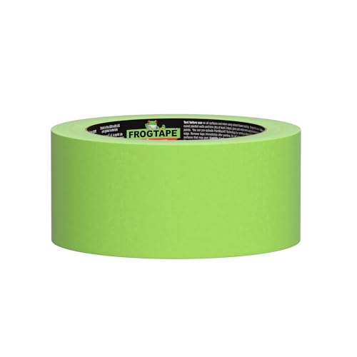 FrogTape Advanced Painter's Tape, 2" Wide (1.88 in x 45 Yd) 1 Roll, Green - style: 2” x 45 yd (Pack of 1)