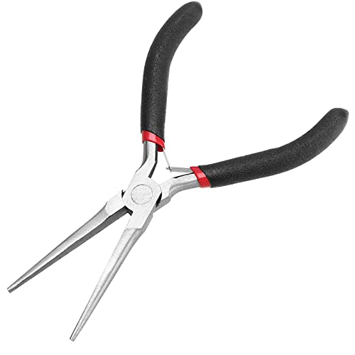 15 PCS 6 Inch Needle Nose Pliers, Precision Pliers with Extra Long Tips and Non-Serrated Jaws for Wire Wrapping, Jewelry Making, Gripping Gadgets