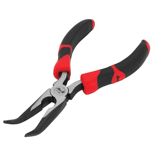 Performance Tool W30732 6 in. Curved Long Nose Pliers - size: 6" Curved Long Nose Pliers