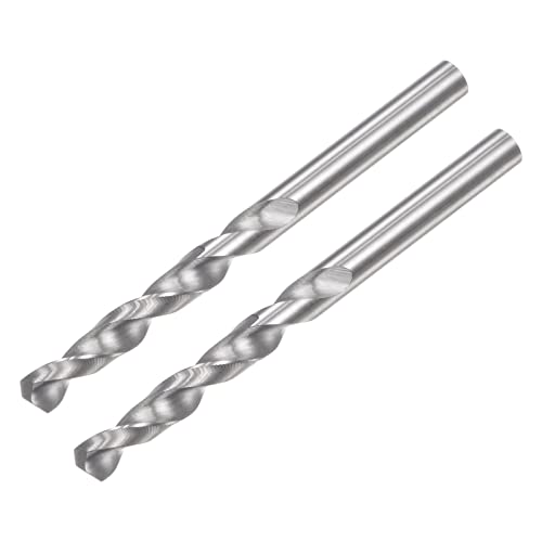 uxcell Solid Carbide Drill Bits, 3mm C2/K20 Tungsten Carbide Jobber Drill Bits Straight Shank Drilling Tool for Stainless Steel Aluminum Iron Metal Plastic 2pcs - size: 3mm