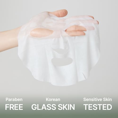 ARENCIA Hyssop Glow Sheet Mask, 5 Pack, Hydrating, Glowing, Boosting, Repairing for younger looking skin with Vitamin A,C,E - size: 5 Count (Pack of 1)