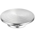 Yncotte Pottery Wheel, 12 Inch Double-Sided Sculpting Wheel with Scale - size: 12 Inch with Scale
