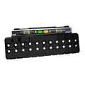 Shelf Pin Drilling Jig, 1/4" & 5mm Multifunctional Cabinet Hardware Jig, Shelf Pin Jig for Woodworking, Adjustable Shelves and Closets, Black
