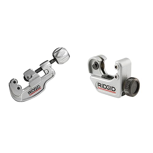 RIDGID 29963 Model 35S 1/4" to 1-3/8" Stainless Steel Tubing Cutter with X-CEL Knob, Silver