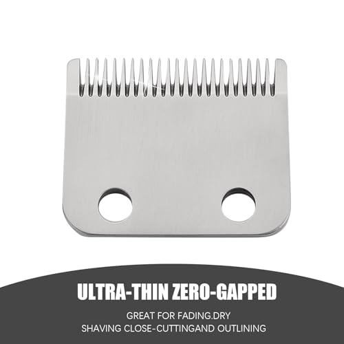 1045 Trimmer Replacement Blade Compatible with Wahl 9100 9200 9400 Clipper - color: Silver/2PCS