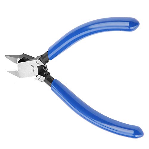 Ejoyous Cable Pliers 4inch, Wire Cutters Snips Chrome Steel Electrical Wire Cutting Nippers Diagonal Pliers, for Electronic Repair Jewelry Processing Model Making Fishing