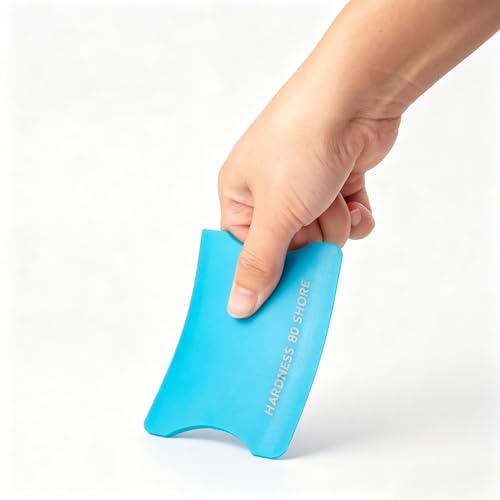 FOSHIO 2 Pack Squeegee for Vinyl – Green 40° Soft Hardness & Blue 80° Firm Hardness Scratch Free Small Squeegee Vinyl Squeegee Tool for Car Wrap, Window Tint, PPF, Decals - color: Green & Blue