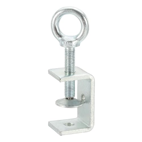 HARFINGTON Carbon Steel C Clamps, 45mm Square Galvanized Mini Tiger Clamp - size: 45mm