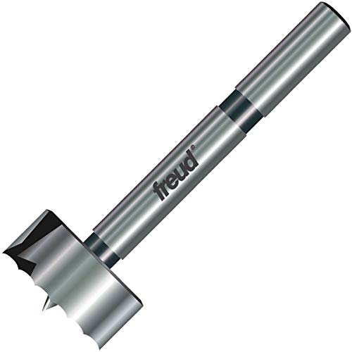Freud PB-009: 1-1/4" (Dia.) Forstner Bit - style: Precision Shear 1-1/4-Inch by 3/8-Inch Shank Serrated Edge Forstner Drill Bit