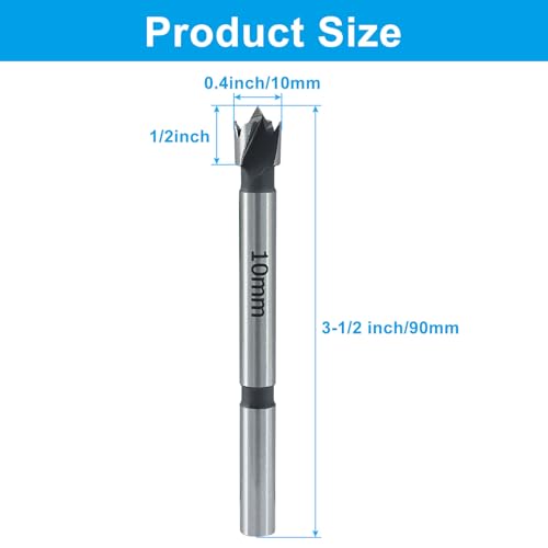 3/8 Inch (10mm) Forstner Drill Bits - size: 3/8 Inch(10mm)