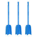 PATIKIL 3Pcs Silicone Resin Mixer Paddles, 6.5" Paint Stirrers, Blue - color: Blue, size: 6.5"