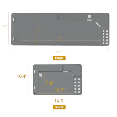 OneTigris Gun Cleaning Mat, Gun Mat - color: Gray, size: Small