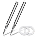 Model Scriber Blades Tungsten Steel 0.20mm & 0.40mm - style: 0.2+0.4mm