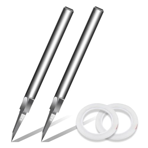 Model Scriber Blades Tungsten Steel 0.20mm & 0.40mm - style: 0.2+0.4mm
