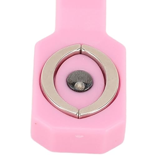 Nail Art Magnet Tool Strong Suction Nail Polish Magnet Stick 3 in 1 for Home and Salon (Pink) - color: Pink