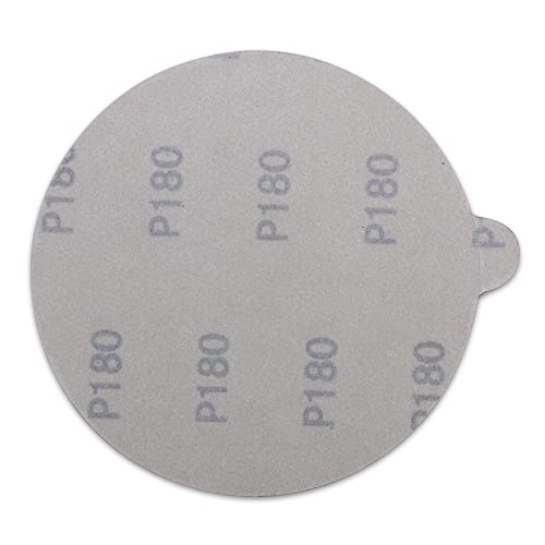BHA 6 Inch Gold PSA Sanding Discs with Tabs, DA Sander - 80 Grit - 100 Pack