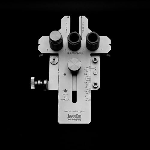 JESSEM 1/2" Stainless Dowelling Jig with Angle
