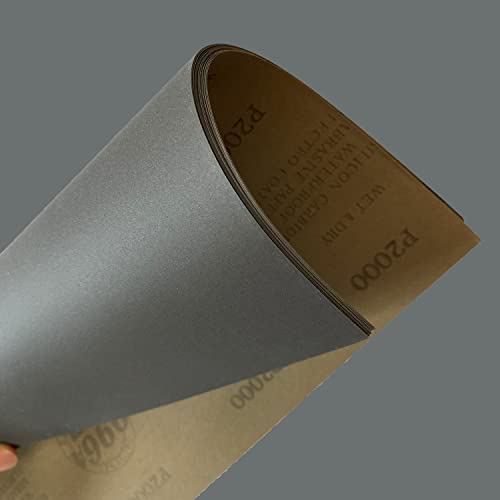 1500 Grit Wet Dry Sandpaper, 15PCS 9x11 Inch Silicon Carbide Sanding Sheets - style: Grit 1500