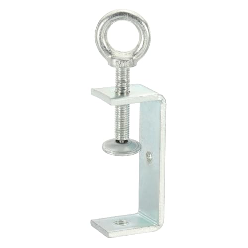 HARFINGTON Carbon Steel C Clamps, 85mm Square Galvanized Mini Tiger Clamp - size: 85mm