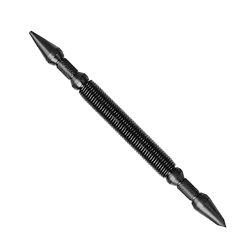 Nail Setter, Spring Loaded Center Punch for Wood& Metal, Hammerless - size: 1/16 Nail Setter& 3/16 Center Punch -1pc