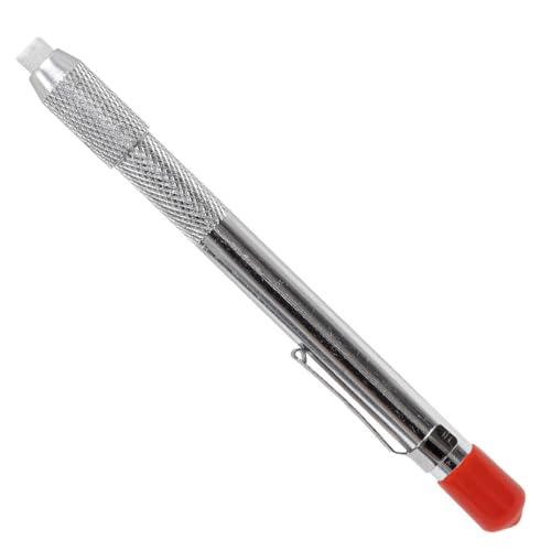 Arc-Zone Round Soapstone Holder for Welder Markings on Metal, High-Quality Metalworking Marker Tool and Welding Accessory - style: Round
