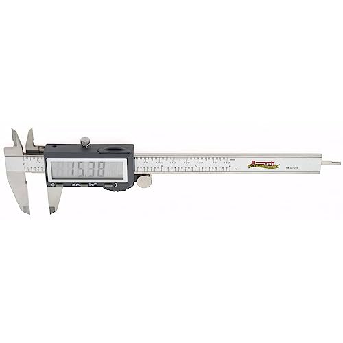 SPI 18-010-9 Digital Caliper with IP54 Protection: 0 to 6 inch (0 to 150 mm) Range