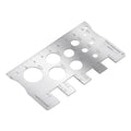 Stainless Steel Double-Sided Bolt Gauge Card,Thread Measuring Tool,Metric Thread Checker Portable Bolt Sizing Tools for Mechanics, Engineers, DIY Projects