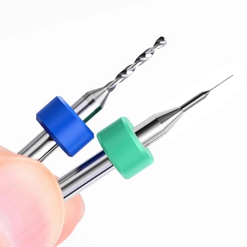 10 Pcs PCB Drill Bits Set, 1/8" Shank 0.4mm - size: 0.4mm