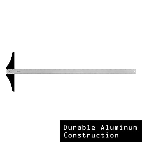 Ludwig Precision Heavy-Duty Aluminum T-Square for Art, Framing & Drafting, 48-inch (10 Pack) - size: 48-inch (10 Pack), style: Heavy-Duty