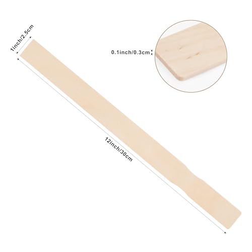 30 Pcs Wooden Paint Stirrers,12 Inch Mixing Sticks