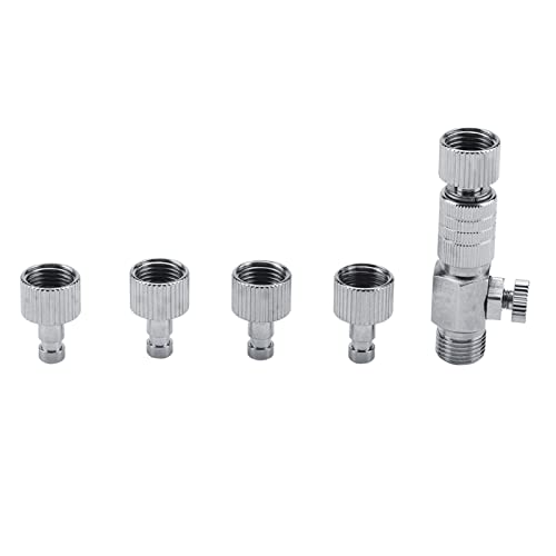 Airbrush Quick Disconnect Adapter Set, 1/8'' Fittings with 4 Male and Female Fittings, for Airbrush and Compressor