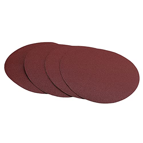 8 Inch PSA Sanding Discs, 80 Grit, No-Hole Self Stick Aluminum Oxide, 5PCS