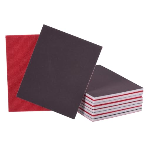 10Pcs 2000Grit Sanding Sponges, 5.5x4.5In Hook & Loop Black - size: 2000 Grit