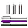 Tungsten Steel Scribing Tool (0.1/0.15/0.2mm) for Gundam & Resin Models - Panel Line Engraving & Detailing Set