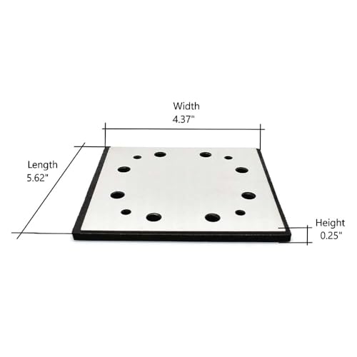 Superior Pads & Abrasives SPD16 1/4 Sheet PSA 8 Holes Sanding Pad Replaces OEM # 135292/893667