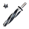 DKIBBITH 1-1/4" Bridge Construction Reamer Drill Bit, M2 HSS Taper Chucking Reamer for Steel Alloy Metal Wood Plastic, 1/2" Non-Slip Shank, 5-Spiral Flutes Car Reamer, to Align or Enlarge Holes, 32mm - size: 1-1/4"