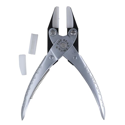 The Beadsmith Parallel Pliers With Double Nylon Flat Nose Jaws - style: Nylon Flat Nose - 140mm