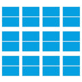 Laser Engraving Blank Blue ABS Double Color Plastic Sheet (Blue) - color: Blue