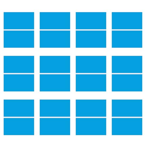 Laser Engraving Blank Blue ABS Double Color Plastic Sheet (Blue) - color: Blue