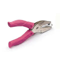 Round Single Hole Punch 1/4” Paper Hole Puncher for Crafts, Hole Puncher with Rose Red Soft Grip Handle - style: Rose Red Round